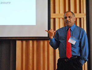 Director Upmanu Lall teaching class