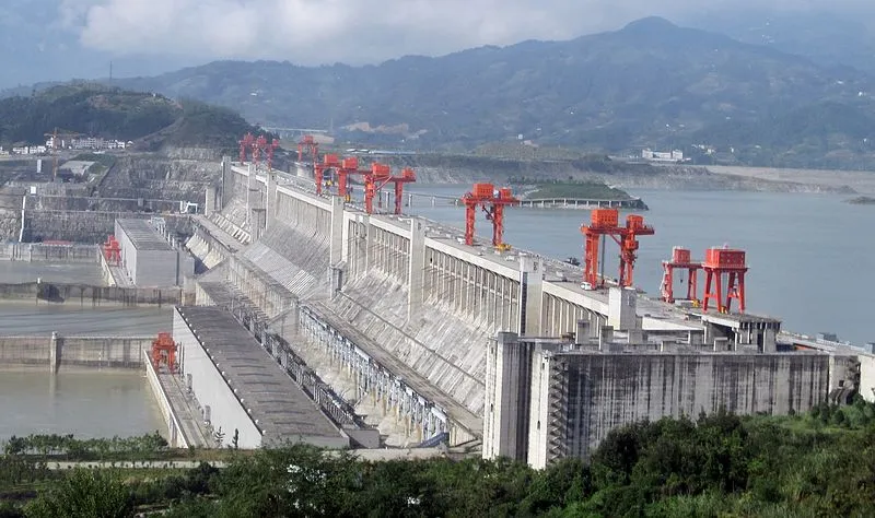 The Three Gorges Dam in China