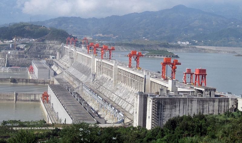 The Three Gorges Dam in China